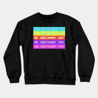 "An Ordinary Day" Vintage Vaporwave Aesthetic Crewneck Sweatshirt